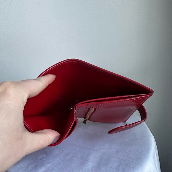 CELINE Red Folded Wallet - Picture 4 of 8